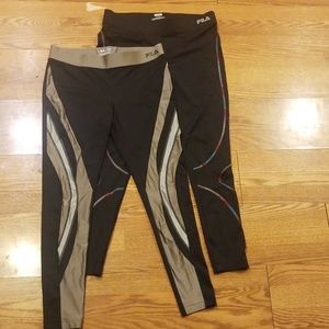 EUC Bundle FILA Running Leggings Medium